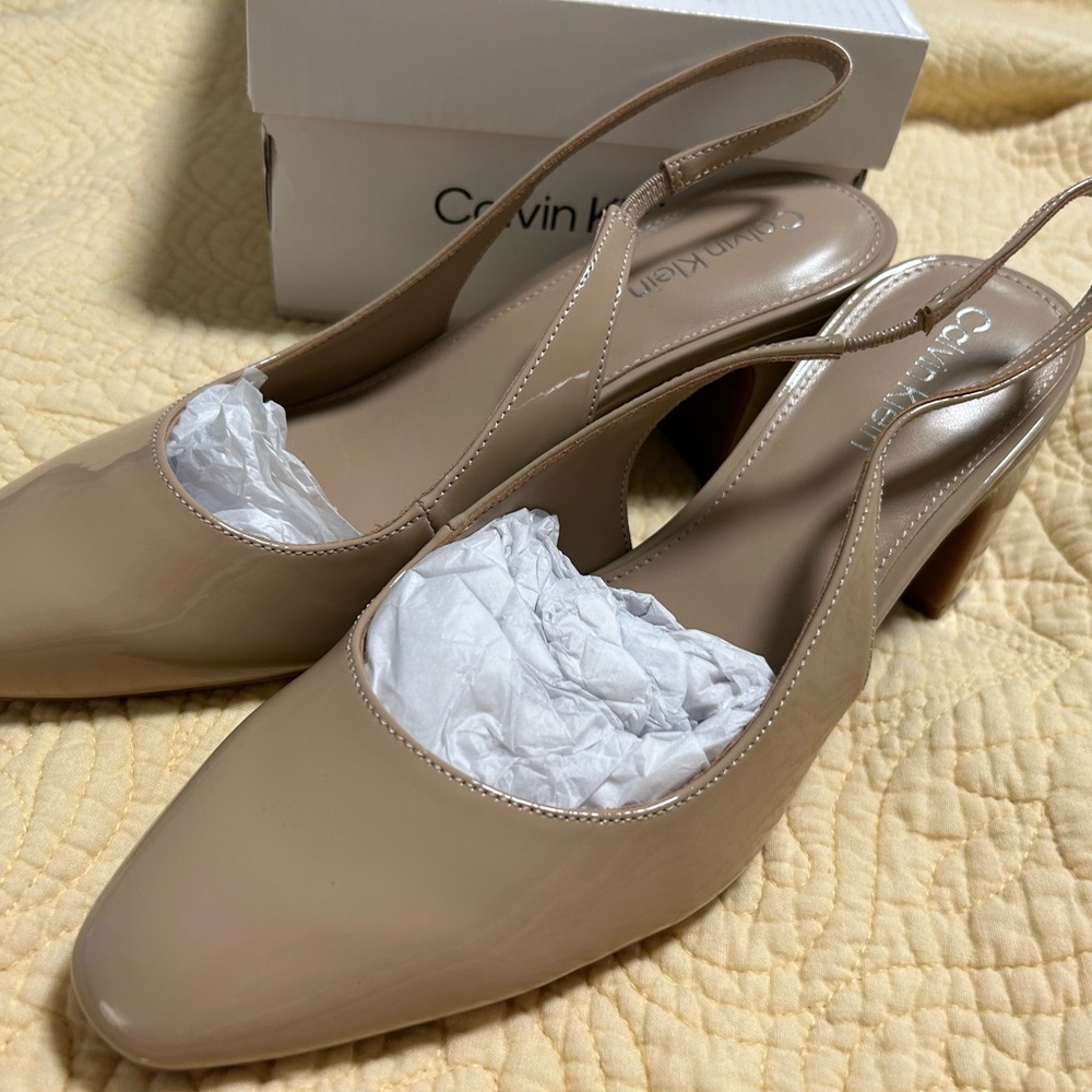 Calvin Klein slingback pumps 7.5
